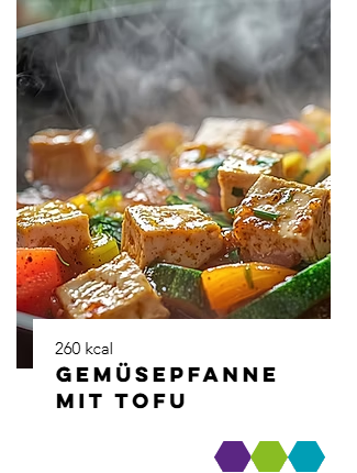 Gemüsepfanne mit Tofu