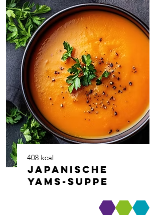 Japanische Yams-Suppe