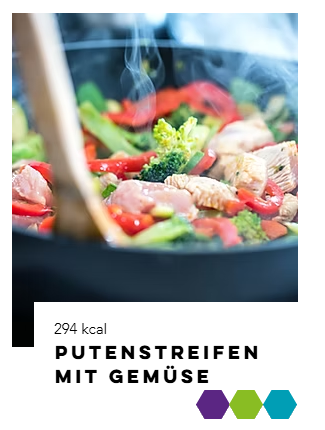 Putenstreifen mit Gemüse Putenstreifen mit Gemüse