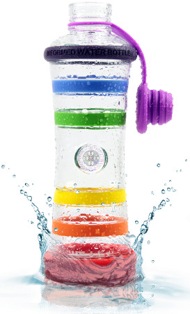 i9 informierte Trinkwasserflasche Chakra