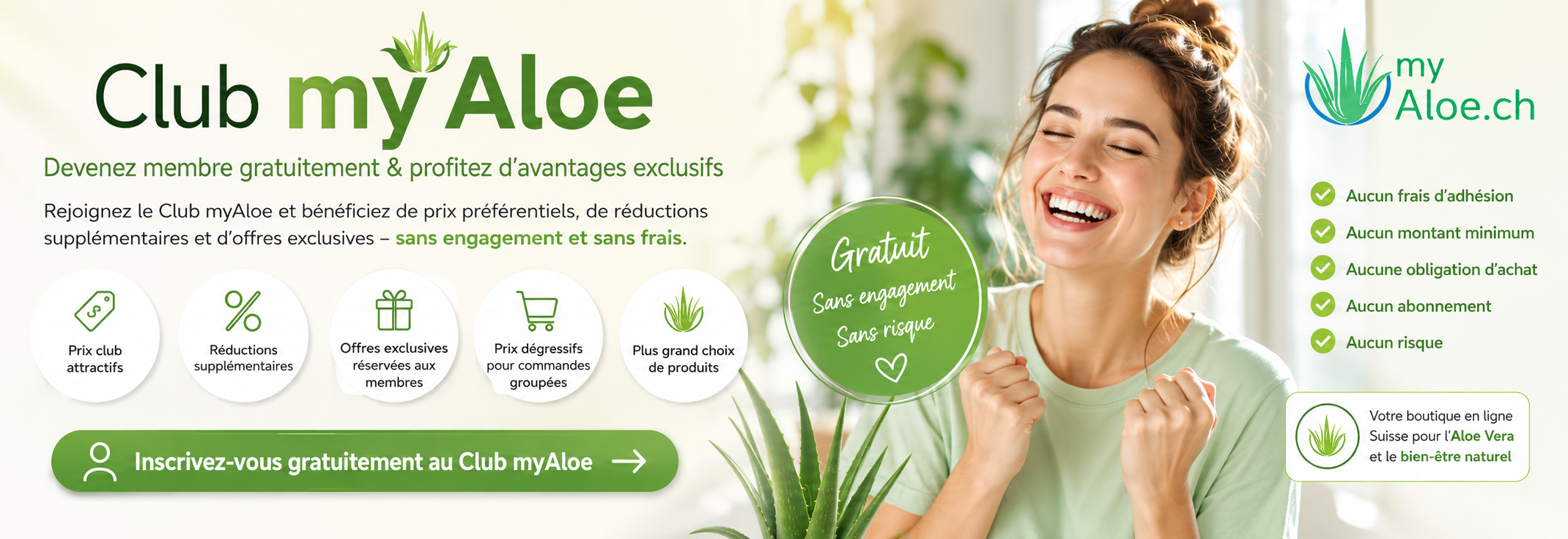 Inscris-toi comme membre du myAloe Club