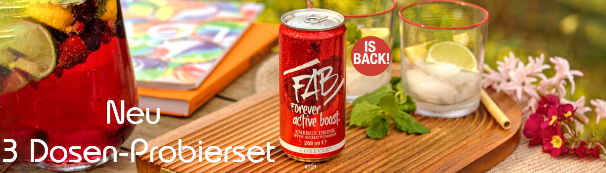 Forever FAB Forever Active Boost - 3 Dosen Probierset