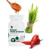 Fields of GreensFields of Greens besteht aus einer ausgewogenen Mischung aus grünem Gerstengras, Weizengras und Alfalfa.  Ideal auch für Vegetarier, Sportler und alle Junggebliebenen.