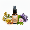 MyAloe.ch Rosengeranium-Lavendel Körperöl BIO: Der sanfte Duft von Rosengeranie und Lavendel wirkt stabilisierend, ausgleichend und beruhigend.  Er hilft, Stress loszulassen, fördert Gelassenheit und unterstützt in Phasen innerer Unruhe.
Lavendel entspannt Muskeln und lindert Krämpfe, Rosengeranie unterstützt die Hautregeneration und harmonisiert den Hormonhaushalt, während Manuka stärkend und hautschützend wirkt.