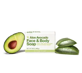 Aloe Avocado Face & Body Soap -  zart duftende Seife mit Aloe Vera – reinigt und schützt.