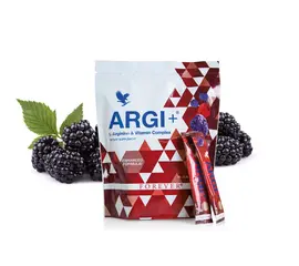 Forever ARGI+
Ein ARGI+  Stick ergibt einen leckeren Drink mit L-Arginin, Vitamin C, D, K, B6, B12 und Folsäure. Schmeckt wunderbar fruchtig nach Beeren und Trauben. Die praktischen Portionsbeutel sind perfekt für unterwegs. Einfach einstecken für das Fitnessstudio oder auf Reisen.