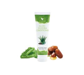Aloe-Jojoba Conditioner
Der Aloe-Jojoba Conditioner mit erfrischend tropischem Duft sorgt für geschmeidiges, kämmbares Haar und pflegt ohne das Haar zu beschweren. Basierend auf unserem eigens produzierten Aloe- Vera-Gel enthält die Formel zudem Jojobaöl, Arganöl und Hagenbuttenöl, um Feuchtigkeit einzuschliessen.