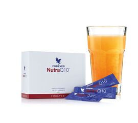 Forever Nutra Q10
Enthält wichtige Vitamine und ist reich an Q10. Das enthaltene Vitamin C und Folsäure tragen zur Aufrechterhaltung eines normalen Immunsystems bei. Ein Hauch von Weihrauch sowie Extrakte aus Traubenkernen, Kurkuma und Olivenbaumblättern runden die Formel ab.