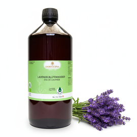 Pflanzenwasser von myAloe.ch: Lavendelblütenwasser - In der Aromatherapie geschätzt für seine beruhigende, klärende, reinigende und hautfreundliche Wirkung.