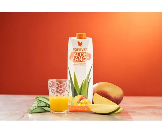 Forever Aloe Mango - das enthaltene Aloe Vera Gel hilft dem Körper dabei, Vitamine und Nährstoffe optimal aufzunehmen.