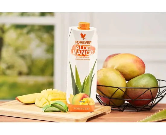 Forever Aloe Mango - mit viel Vitamin C, es trägt zur Verringerung von Müdigkeit bei