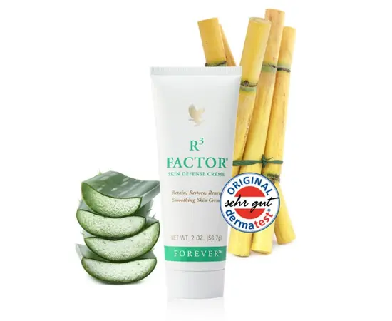 Forever R³ Factor Skin Defense Creme - innovative Anti-Aging-Creme mit Aloe Vera, Kollagen und Vitaminen