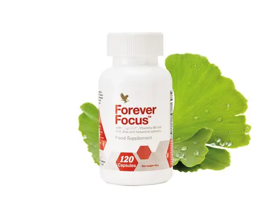 Forever Focus - mit Forever Focus gibt es nun endlich ein Nahrungsergänzungsmittel, das dir dabei hilft die Hürden deines schnelllebigen Alltags optimal zu meistern. Neben Citicolin enthält Forever Focus die Vitamine B5, B6, B12 und Zink. Abgerundet wird diese kraftvolle Produktformel durch Extrakte aus Grünem Tee, Ginkgo, Rosenwurz und Guarana. Bleibe scharfsinnig und konzentriert mit Forever Focus.