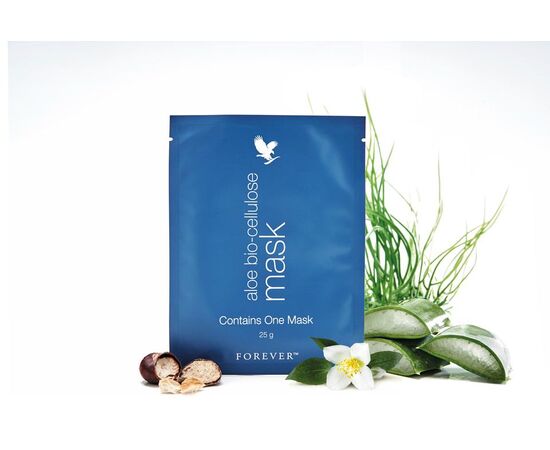 Forever aloe bio-cellulose mask - erfrischt fahle Haut und bekämpft Altersanzeichen