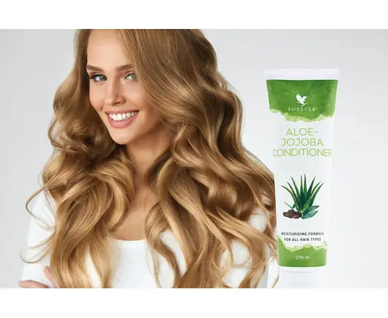 Forever Aloe-Jojoba Conditioner -  sorgt für geschmeidiges, kämmbares Haar und nährt gleichzeitig Haar und Kopfhaut.