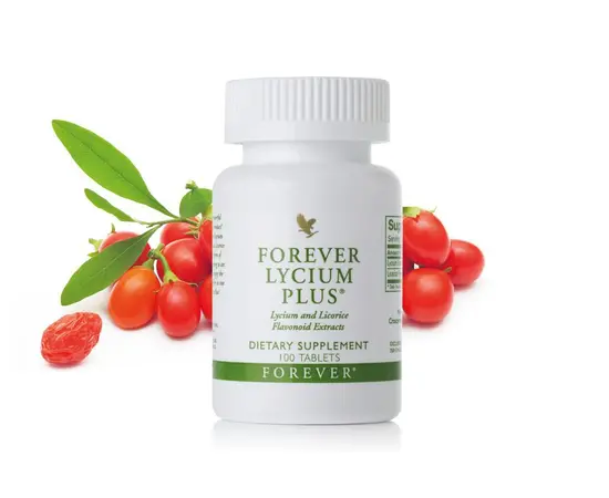 Forever Lycium Plus ist eine Kombination aus Lycium- und Süßholzwurzelextrakt, die ideale Nahrungsergänzung für mehr Energie.
