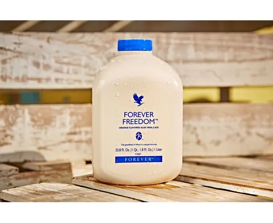 Forever Freedom - ein echtes Fitness-Getränk aus reinem Aloe-Vera-Gel mit natürlichem Orangensaftkonzentrat