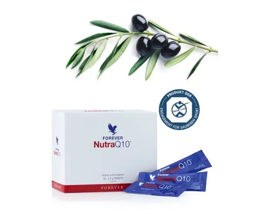 Forever Nutra Q10 enthält wichtige Vitamine und Spurenelemente