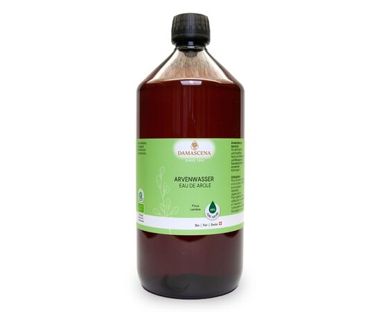 Pflanzenwasser von myAloe.ch:  Arvenwasser wärmend, stärkend, kräftigend, ermutigend, befreiend, regenerierend