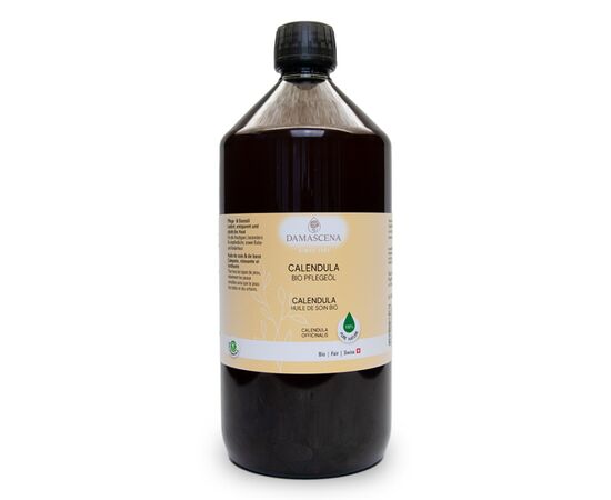 MyAloe.ch Calendulaöl BIO : ideal für Babys, Kinder & sensible Erwachsenenhaut - beruhigt empfindliche, gereizte oder trockene Haut, stärkt die Hautbarriere und schützt vor Umwelteinflüssen