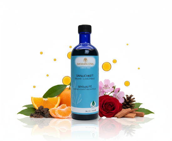 Sinnlichkeit Aroma-Schaumbad – Deine duftende Auszeit für Herz & Seele
myAloe.ch

Stell Dir vor, Du tauchst nach einem langen Tag in ein warmes Bad, das Dich wie eine liebevolle Umarmung umhüllt. Das Sinnlichkeit Aroma-Schaumbad BIO schenkt Dir genau dieses Gefühl: Geborgenheit, Harmonie und zarte Inspiration für Körper und Geist. Die einzigartige Komposition aus 100 % naturreinen ätherischen Ölen wie Sandelholz, Ylang Ylang, Rose, Benzoe Siam und Patchouli entfaltet einen betörend warmen, blumigen Duft, der Deine Sinne berührt und Dein Herz öffnet.

Dieses luxuriöse Aromaschaumbad verwöhnt nicht nur die Haut mit rein natürlichen Inhaltsstoffen, sondern schafft einen Moment, in dem Du vollkommen abschalten und Dich mit neuer Energie aufladen kannst.



✅ Vorteile auf einen Blick
✔️ 100 % naturreine & biologische Inhaltsstoffe – für ganzheitliches Wohlbefinden
✔️ Ohne künstliche Duftstoffe, Farbstoffe, Parabene oder Silikone
✔️ Sanfte Reinigung für jeden Hauttyp – auch empfindliche Haut
✔️ Vielseitig einsetzbar: als luxuriöser Badezusatz oder mild schäumendes Duschgel
✔️ Vegan, biologisch abbaubar & umweltfreundlich
✔️ Hergestellt in der Schweiz mit recyclebarer Verpackung



Das Sinnlichkeit Aroma-Schaumbad BIO schenkt Dir eine wertvolle Pause im hektischen Alltag. Es lädt Dich ein, Dich selbst zu spüren, Deine Weiblichkeit oder Deine Zärtlichkeit bewusst wahrzunehmen und in liebevolle Balance zu kommen. Mit jedem Atemzug tauchst Du tiefer ein in einen Moment der Ruhe, Wärme und inneren Harmonie.