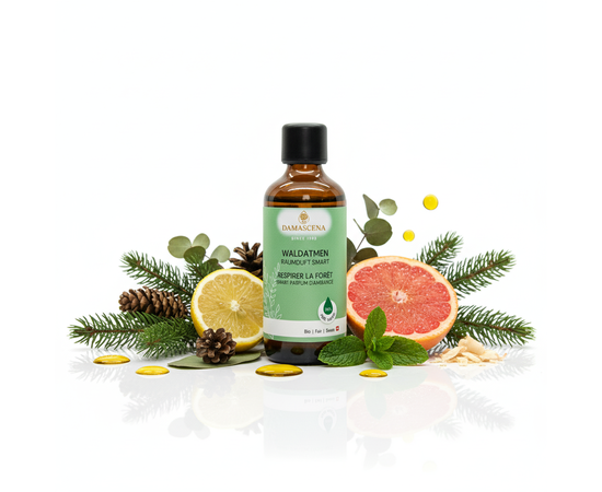 Smart Waldatmen Raumduft – 100 % naturreines Raumparfum für den SMART Aroma Diffuser


Ein Gefühl wie ein Waldspaziergang – Klarheit, Frische & neue Lebenskraft
Mit dem Smart Waldatmen Raumduft holst Du Dir die belebende Kraft des Waldes direkt nach Hause. Diese handabgefüllte Duftessenz aus der Schweiz enthält eine harmonische Komposition aus 100 % naturreinen ätherischen Ölen von Weisstanne, Fichtennadel, Eukalyptus, Kiefer, Grapefruit, Pfefferminze, Atlaszeder und Zitrone.

Frei von synthetischen Zusätzen, vegan und nachhaltig – für ein reines, gesundes Raumklima, das Körper, Geist und Seele in Einklang bringt. (Nur für den den Smart Aroma Diffuser! geeignet.)



✅ 4 Schlüsselvorteile auf einen Blick ¹⁾
✔️ 100 % naturrein & nachhaltig – ohne Chemie, handabgefüllt in der Schweiz

✔️ Kraft des Waldes erleben – beruhigend, erdend & erfrischend zugleich

✔️ Befreit die Atemwege – ideale Unterstützung bei Erkältungszeit oder schlechter Luft

✔️ Vielfältig einsetzbar – für Entspannung, Konzentration & Wohlfühlmomente