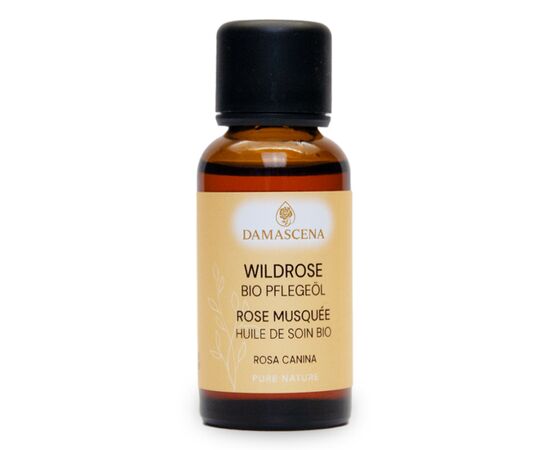 Wildrosenöl BIO – regenerierende Pflege für ein ebenmässiges, strahlendes Hautbild


Das Wildrosenöl BIO (Hagebuttenkernöl) ist eines der wertvollsten Schönheitsöle der Naturkosmetik und bekannt für seine bemerkenswerte regenerierende Wirkung. Dank seines aussergewöhnlich hohen Anteils an Vitamin A, essentiellen Fettsäuren sowie antioxidativen Pflanzenstoffen unterstützt es die natürliche Kollagenproduktion und fördert eine glatte, elastische und ebenmässige Hautstruktur.
Es normalisiert die Talgdrüsenfunktion, wirkt Unebenheiten und Überpigmentierung entgegen und unterstützt die Regeneration von Narben sowie sonnengeschädigter Haut. Sein feiner, dezenter Duft nach Hagebutte schenkt ein Gefühl von Natürlichkeit und Pflege.

❤️ Eignet sich ideal für:
– reife und trockene Haut
– fettige, aus dem Gleichgewicht geratene Haut
– empfindliche oder narbengeprägte Haut
– sonnengestresste oder pigmentunregelmässige Haut

Für ein sichtbar verbessertes Hautbild wird eine regelmässige Anwendung über mindestens 3 Monate empfohlen.

Wildrosenöl BIO ist mehr als nur ein Schönheitsöl – es ist eine Einladung zu mehr Selbstliebe, Harmonie und natürlicher Ausstrahlung. Jeder Tropfen schenkt deiner Haut neue Kraft, lässt sie sichtbar regenerierter wirken und schafft ein zartes Gefühl von Wohlbefinden und innerer Balance.