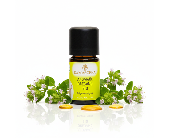 Oregano BIO Aromaöl
myaloe.ch

Mediterrane Würzkraft – intensiv, aromatisch & naturrein

Das Oregano BIO Aromaöl ist ein kraftvolles, 100 % naturreines ätherisches Aromaöl aus kontrolliert biologischem Anbau. Gewonnen aus dem Kraut von Origanum vulgare mittels schonender Wasserdampfdestillation, vereint es die ganze Würze des Mittelmeers in hochkonzentrierter Form.

Oregano ist eines der wichtigsten Gewürze der mediterranen Küche – unverzichtbar für Pizza, Tomatensaucen, Antipasti und klassische Pasta-Gerichte. Bereits ein bis zwei Tropfen dieses intensiven BIO Aromaöls genügen, um Speisen eine tief aromatische, würzig-krautige Note zu verleihen. Ideal für alle, die bewusst kochen, intensiv würzen und dabei auf höchste Qualität setzen.



✅ 4 Schlüsselvorteile von Oregano BIO Aromaöl
✔️ Hochkonzentrierte Würzkraft
Extrem ergiebig – wenige Tropfen reichen für ein intensives, authentisches Aroma.

✔️ 100 % naturrein & biologisch
Ohne Zusatzstoffe, aus kontrolliert biologischem Anbau (k.b.A.), vegan & tierversuchsfrei.

✔️ Vielseitig einsetzbar
Perfekt für warme und kalte Speisen, mediterrane Klassiker, Marinaden und Saucen.

✔️ Tradition & Qualität vereint
Schonend destilliert, handabgefüllt in der Schweiz – für kompromisslose Reinheit.