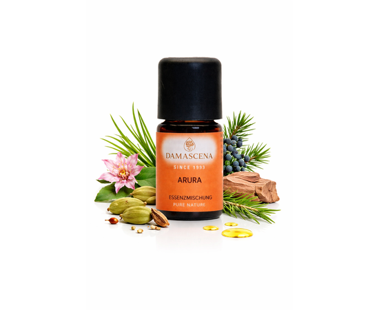Mélange d'essences Arura BIO – « La médecine suprême »
myaloe.ch
Composition parfumée naturelle pour la clarté, l'équilibre et la méditation
Le mélange d'essences Arura est une composition parfumée finement équilibrée à base d'huiles essentielles BIO 100 % naturelles. Inspiré de la tradition tibétaine des parfums, « Arura » symbolise la plus haute estime pour les essences végétales naturelles. Le mélange associe le palmarosa, la cardamome, le genévrier et le bois de cèdre pour créer une expérience parfumée clarifiante, équilibrante et centrée, idéale pour les moments de conscience dans la vie quotidienne, la méditation et les rituels paisibles.

Le mélange parfumé Arura combine des essences végétales sélectionnées issues de l'agriculture biologique contrôlée pour créer un parfum harmonieux, chaleureux et frais à la fois. La composition a un effet aromatique et apaisant, légèrement épicé et délicatement floral, parfait pour les pièces où l'on recherche le calme, la concentration et l'équilibre intérieur.

L'essence convient aux diffuseurs d'arômes, aux lampes à parfum, aux diffuseurs ou aux rituels personnels et ne contient ni parfums synthétiques ni additifs artificiels.



⭐ 4 avantages clés
1. 100 % naturel et BIO
Huiles essentielles issues de l'agriculture biologique contrôlée, sans additifs synthétiques.

2. Composition parfumée harmonieuse
Clarifiante, équilibrante et méditative – idéale pour des moments parfumés conscients.

3. Utilisation polyvalente
Pour diffuseurs, lampes à parfum, diffuseurs électriques ou rituels personnels.

4. Hautement concentré et économique
Quelques gouttes suffisent pour une expérience parfumée intense.