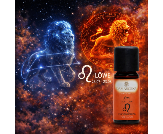 ♌️ Essenzmischung Sternzeichen - Löwe


♌️ Löwe: 23. Juli - 23. August (ordnungsliebend, grosszügig, kraftvoll und willensstark)
Myaloe.ch
♌️ Das Sternzeichen Löwe Kraft · Präsenz · Struktur
23. Juli - 23. August
Element Feuer | Planet Sonne

Die Essenzmischung Sternzeichen Löwe ist eine kraftvoll komponierte Aromamischung aus 100 % naturreinen ätherischen Ölen wie Bergamotte, Orange, Lavendel und Zimtrinde.

Inspiriert vom Element Feuer und dem Planeten Sonne, vereint diese Komposition warme, fruchtige und würzige Duftnoten zu einem selbstbewussten, strukturierten Raumduft.

Die Mischung wird in der Schweiz von Hand abgefüllt und entspricht höchsten Qualitätsstandards in Reinheit, Herkunft und Verarbeitung.

„Die Löwe-Essenz steht für Präsenz, innere Ordnung und bewusst gestaltete Räume.“